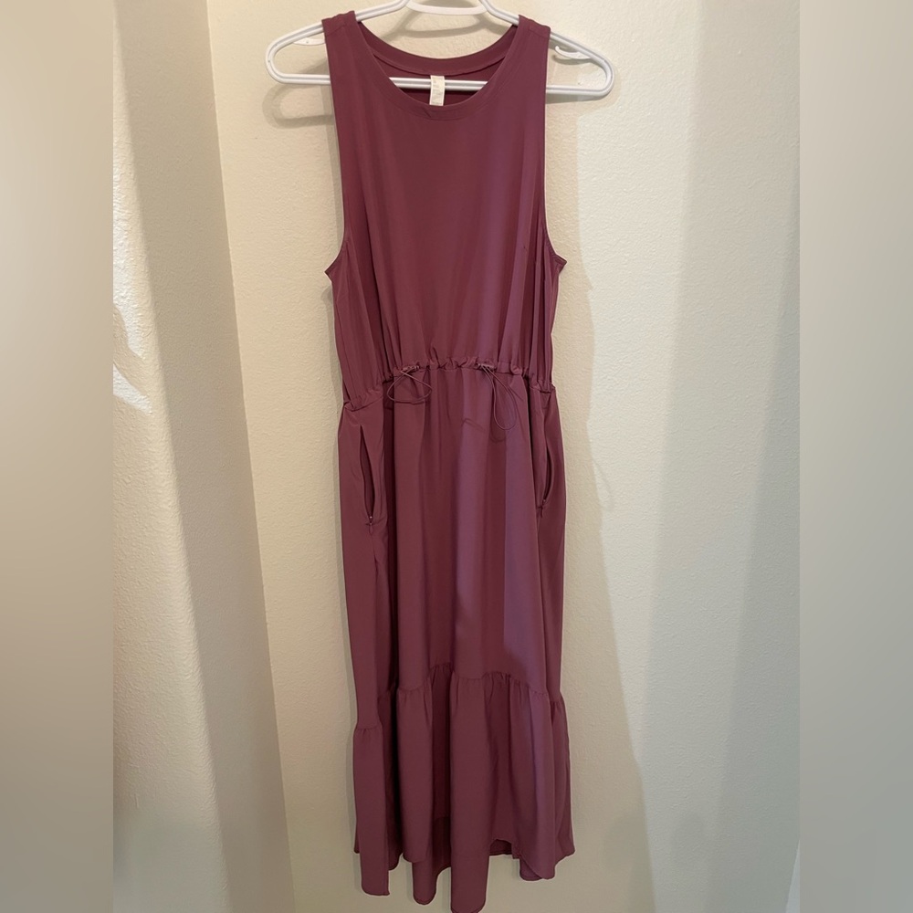 Zella Sleeveless Mauve Dress